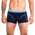 Pánské bavlněné boxerky FASHION BOXER – BELLINDA – černá