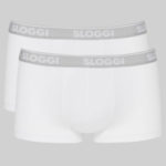 Boxerky sloggi men GO ABC Hipster 2P bílé – SLOGGI