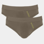 Slipy sloggi men GO Allround B Sport Brief 2P šedohnědé- SLOGGI