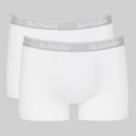 Boxerky sloggi men GO ABC Short 2P bílé – SLOGGI