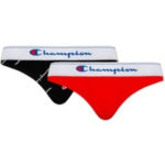 2 ks bavlněných kalhotek CHAMPION BRIEF CLASSIC 2x – CHAMPION – červená