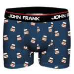 Pánské boxerky John Frank JFBD315-CHOCO