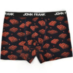 Pánské boxerky John Frank JFBD324 – CHOCOLATE