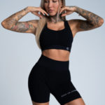 Gym Glamour Podprsenka Push Up Deep Black