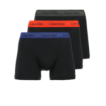 Pánské boxerky 3-pack U2662G WHD černá/barevná – Calvin Klein