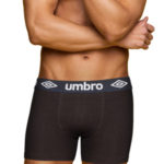 Pánské boxerky Umbro 170 ČERNÁ / NÁMOŘNÍ xl