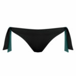 Spodní díl plavek sloggi women Shore Kosrae Tanga – kombinace černé a zelené – SLOGGI