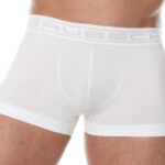 Pánské boxerky 10050A white – BRUBECK