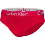 Dámské kalhotky s vysokým pasem QF6718E – XMK – Červená – Calvin Klein