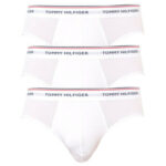 3PACK pánské slipy Tommy Hilfiger bílé (1U87903766 100)