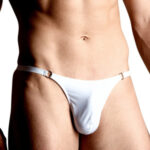 Pánská tanga 4487 white – SOFTLINE COLLECTION