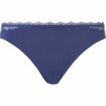 Dámské kalhotky Lotus QF6398E – C8Q – tmavě modrá – Calvin Klein
