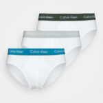 3PACK pánské slipy Calvin Klein bílé (U2661G-1TS)