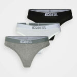 3PACK dámská tanga Diesel vícebarevné (A05139-0LDAC-E4878)