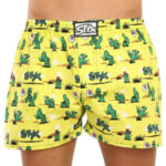 Pánské trenky Styx art klasická guma nadrozměr kaktusy (E1351)