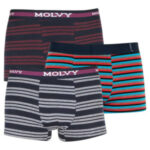 3PACK pánské boxerky Molvy vícebarevné (MP-10303132-BEU)