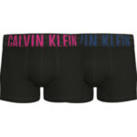 2PACK pánské boxerky Calvin Klein černé (NB2602A-1SQ)