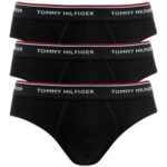 3PACK pánské slipy Tommy Hilfiger černé (1U87903766 990)