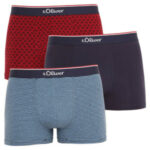 3PACK pánské boxerky S.Oliver vícebarevné (JH-35B-63066402)