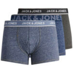 3PACK pánské boxerky Jack and Jones vícebarevné (12168858)