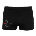 Pánské boxerky Nedeto černé (P01056)