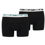 2PACK pánské boxerky Puma černé (701213458 002)