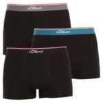 3PACK pánské boxerky S.Oliver černé (JH-35B-62985333)