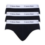 3PACK pánské slipy Calvin Klein černé (U2661G-001)