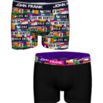 Pánské boxerky John Frank JF2BHYPE03 2 pack