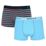 2PACK Pánské boxerky Molvy vícebarevné (2MP-305-BEU)