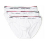 3PACK pánské slipy Tommy Hilfiger bílé (1U87903766 100) L