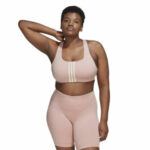 Sportovní podprsenka Powerimpact Training Medium-Support Bra (Plus Size) HF2249 béžová – Adidas