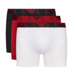 Pánské boxerky 3pack 111473 2F715 18321 mix barev – Emporio Armani