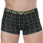 Pánské boxerky 111290 2F535 17721 černá – Emporio Armani