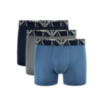 Pánské boxerky 3pack 111473 2F715 16436 mix barev – Emporio Armani