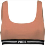 Dámská sportovní podprsenka Puma hnědá (604022001 013)