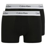Boxerky 2 Pack Trunks Modern Cotton NB1087A001 černá – Calvin Klein