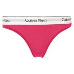 Tanga Thong Modern Cotton F3786ETT2 tmavě růžová – Calvin Klein