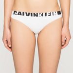 Tanga QF1568E Seamless bílá – Calvin Klein