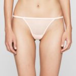 Tanga QF1681E Sheer Marq růžová – Calvin Klein