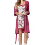 Damský set župan a noční košilka 4775 – Vamp