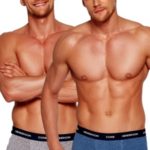2pack pánských boxerek 35386 graphite-blue