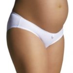 Těhotenské kalhotky Mamy slip white