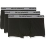 Boxerky 3pcs 111357CC717 černá T|O Emporio Armani