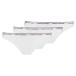 Tanga 3pcs UW0UW00048 bílá T|O Tommy Hilfiger