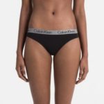 Tanga Radiant Cotton QD3539E černá T|O Calvin Klein