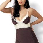 Erotická košilka Choco chemise plus