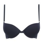 Podprsenka push-up Stretch Cotton 162394CC317 tmavě modrá T|O Emporio Armani