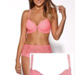 Push-up podprsenka 1639 NEON PINK – AVA