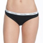 Kalhotky 3pcs D1623E černá T|O Calvin Klein